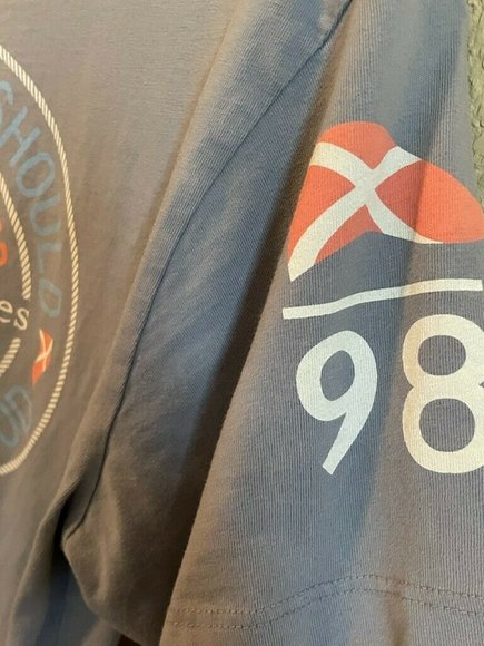 Vineyard Vine Womens Short Sleeve TShirt  Gray Cotton SZ XS - Picture 5 of 8